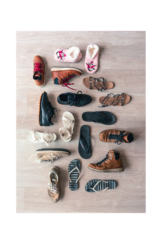 Women's Sandal and Shoe Assortment Mixed Brands  Medium Box